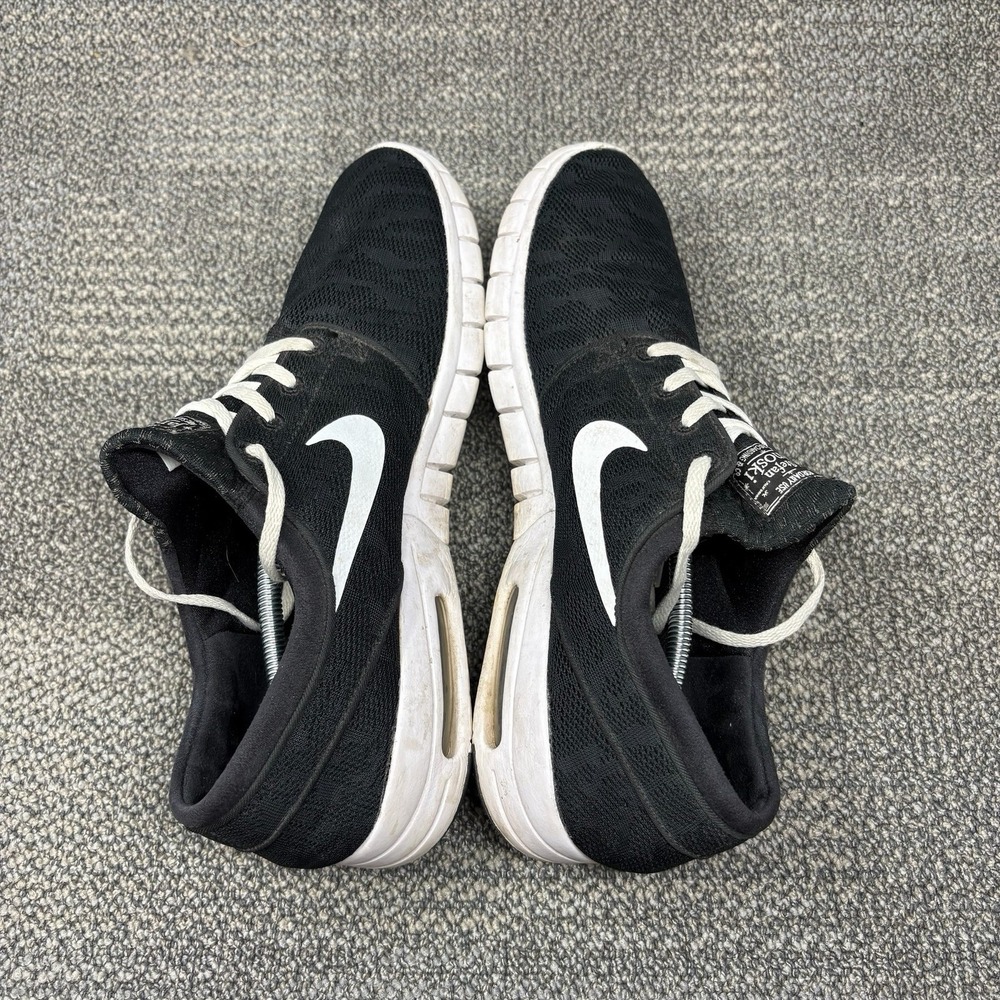 Nike SB Stefan Janoski Max Black White 631303-010 Men's Size 13 Skate Shoes - Picture 4 of 9